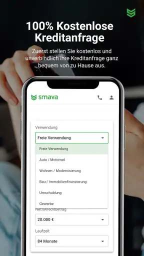 smava - Kreditvergleich screenshot