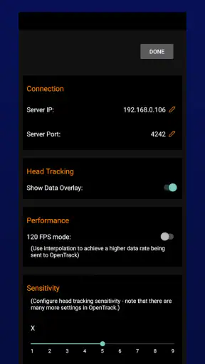 SmoothTrack: Head Tracker screenshot