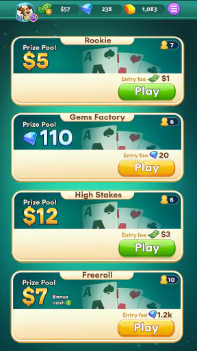 Solitaire Cash screenshot
