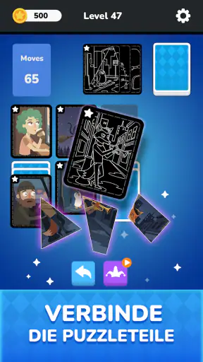 Solitaire - Puzzle Images screenshot