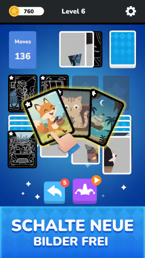 Solitaire - Puzzle Images screenshot