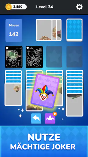 Solitaire - Puzzle Images screenshot