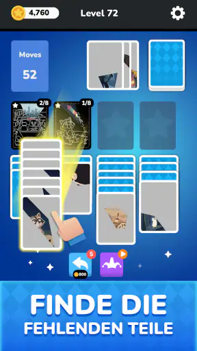 Solitaire - Puzzle Images screenshot