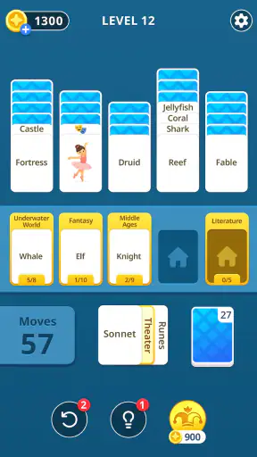Solitaria: Word Puzzle Game screenshot