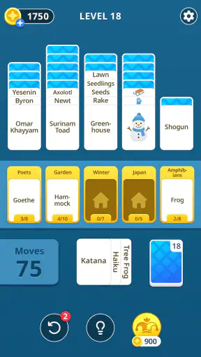 Solitaria: Word Puzzle Game screenshot