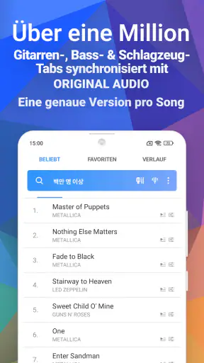 Songsterr Gitarren Tabs/Akkor. screenshot