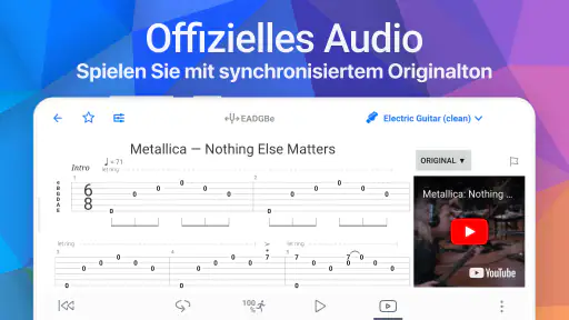 Songsterr Gitarren Tabs/Akkor. screenshot