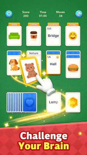 Spider Solitaire: Word Games screenshot