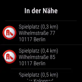 Spielplätze in der Nähe screenshot
