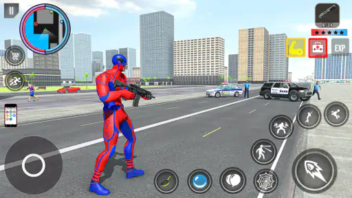 Spinnen seil spiele: Krimiheld screenshot
