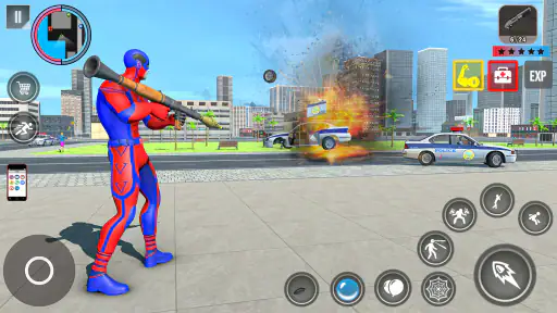 Spinnen seil spiele: Krimiheld screenshot