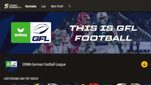 Sporteurope.TV screenshot