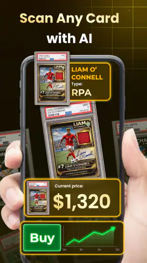 Sports Card Value Scanner screenshot