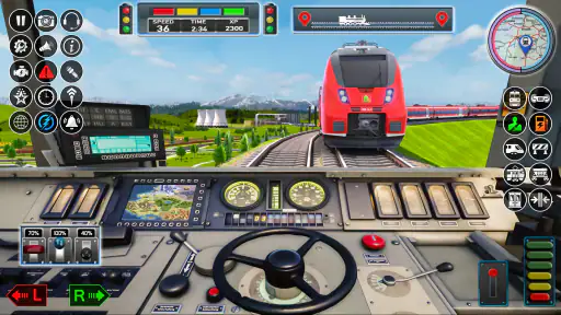 Stadtzugspiel 3D-Zugspiele screenshot