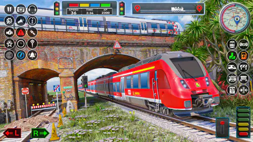 Stadtzugspiel 3D-Zugspiele screenshot