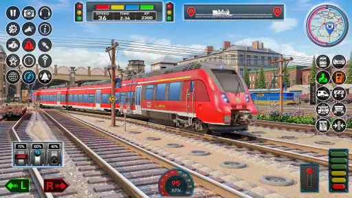 Stadtzugspiel 3D-Zugspiele screenshot