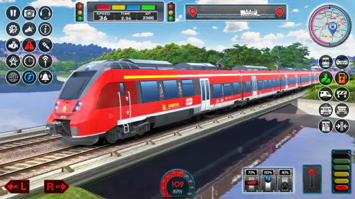 Stadtzugspiel 3D-Zugspiele screenshot
