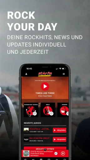 STAR FM – die Rock-App screenshot