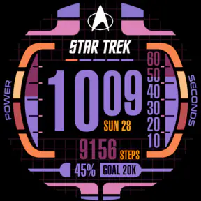 Star Trek LCARS SE Watch Face screenshot