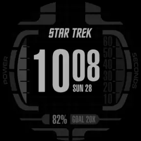 Star Trek LCARS SE Watch Face screenshot