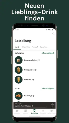 Starbucks® Deutschland screenshot