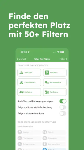 Stellplatz, Camping: StayFree screenshot