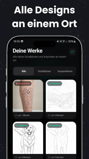 Stencify: Tattoo-Ersteller screenshot