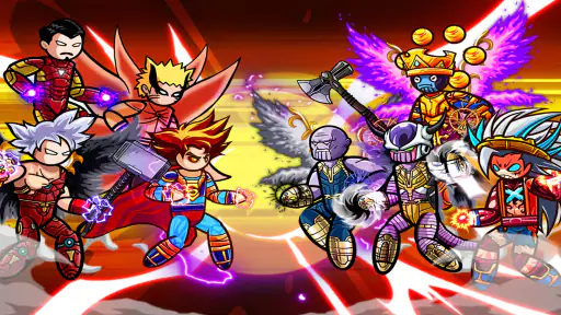 Stick Warrior SuperHero Dragon screenshot