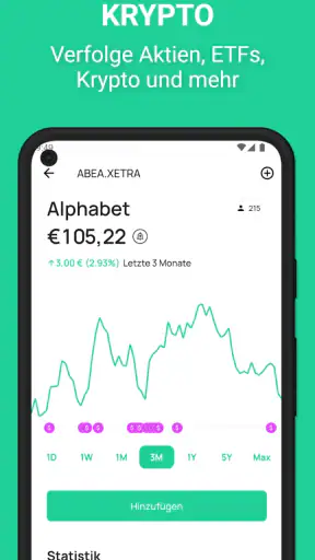 Stock Events Portfolio Tracker screenshot