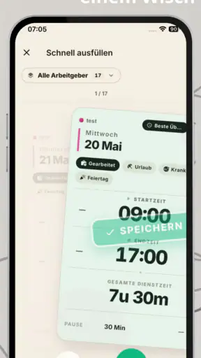 StundenApp screenshot