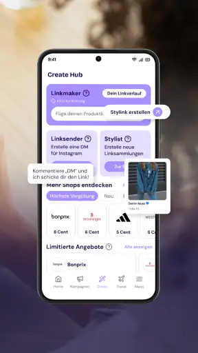 stylink – dein Creator Tool screenshot