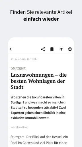 StZ News - Stuttgarter Zeitung screenshot