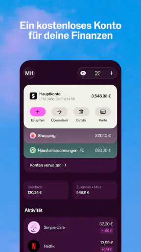 SumUp: persönliche Finanzen screenshot