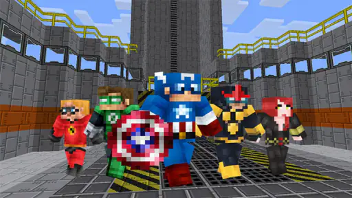 Superheroes mod for Minecraft screenshot