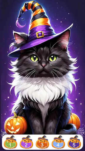 Süße Halloween-Farbe screenshot