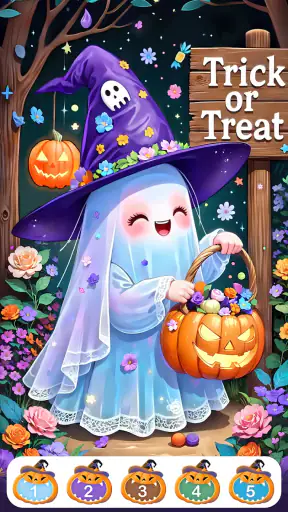 Süße Halloween-Farbe screenshot