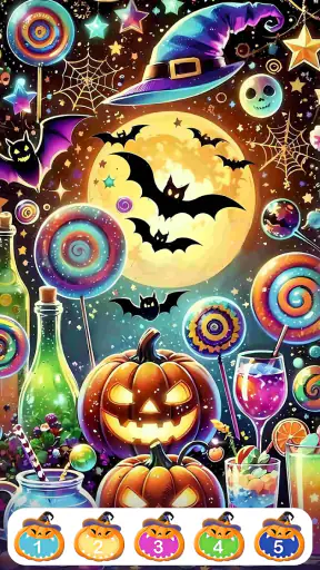 Süße Halloween-Farbe screenshot