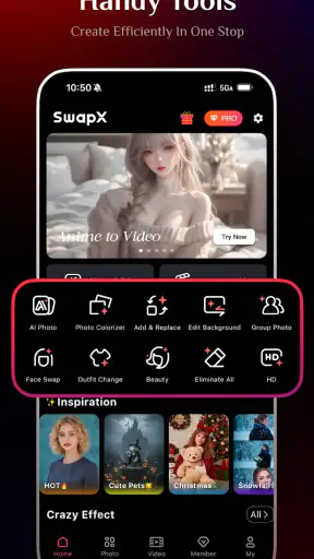 SwapX PRO: AI Video & Photo screenshot