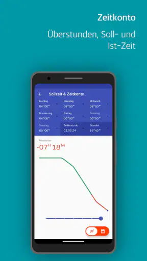 Swipetimes › Zeiterfassung screenshot