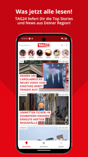 TAG24 NEWS: Alle Nachrichten screenshot