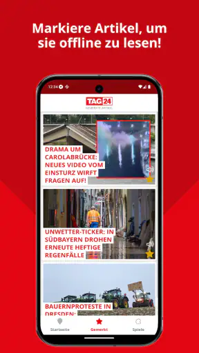 TAG24 NEWS: Alle Nachrichten screenshot