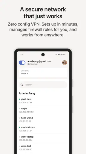 Tailscale screenshot