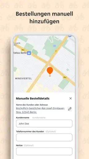 Takeaway.com Courier screenshot