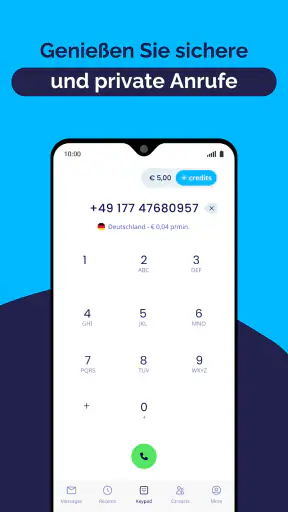 Talk360: Internationale Anrufe screenshot