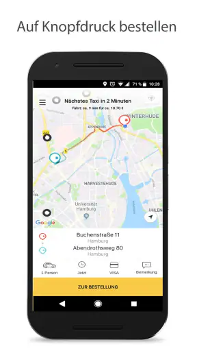 Taxi.de screenshot