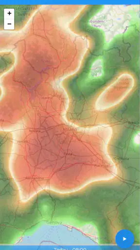 The Frog: Wetter-App screenshot