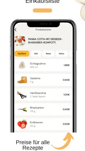 Thiru Rezepte & Einkaufsliste screenshot