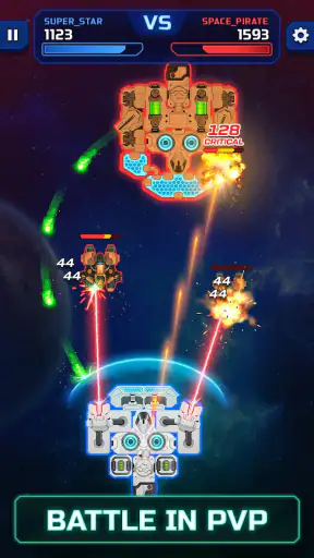 Tiny Space Arena: 1v1-Duelle screenshot