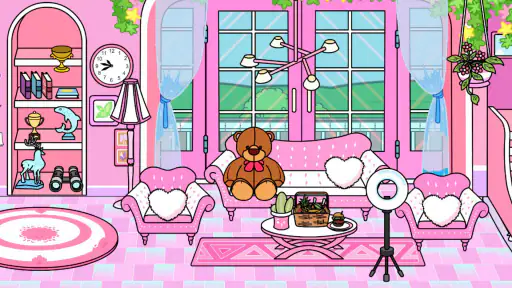 Tizi Stadt: Rosa Zuhause screenshot