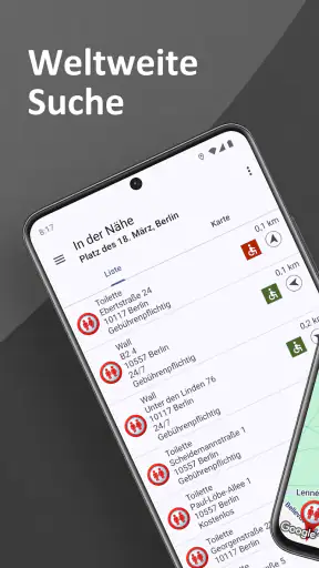 Toiletten und WC Finder screenshot
